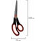 Ножницы SOFT GRIP BRAUBERG НАБОР 5 шт (140, 170, 190, 220, 240 мм) эргономичные, ВЫГОДНАЯ УПАКОВКА, 238410 12