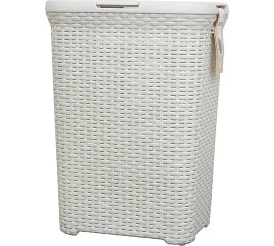 Корзина для белья CURVER RATTAN STYLE 60 л, кремовая 00707-885