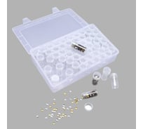 Контейнер - органайзер Hobby&pro пластиковый, с 60 баночками, 27.6х16.5х5.5 см 7738706