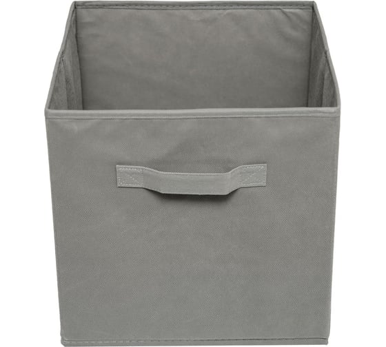 Короб-кубик для хранения HANDY HOME Uno, Д300 Ш300 В300, светло-серый NMC-04