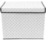 Коробка для хранения вещей с крышкой HOMSU Eco White 38х25х30 см HOM-1241 2