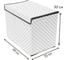 Коробка для хранения вещей с крышкой HOMSU Eco White 38х25х30 см HOM-1241 5