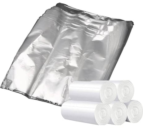 Фасовочные пищевые пакеты HOMSU 24x37 см, 5 роликов x 100 шт HOM-1304