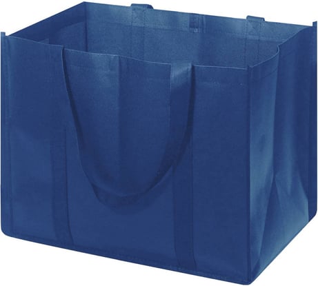 Хозяйственная многоразовая сумка-шоппер для продуктов HOMSU Эко темно-синяя HOM-1217