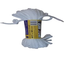 Шнур Осттекс с сердечником 7 мм 10 м белый шсс7-10б