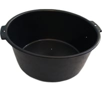 Хозяйственный таз BlagPlast 16 литров, не пищевой, черный Bl-19907