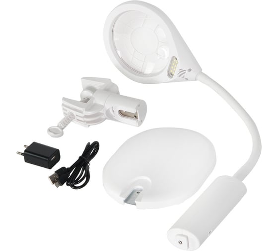 Лупа-лампа Veber 8611 2D LED с аккумуляторным питанием 27661