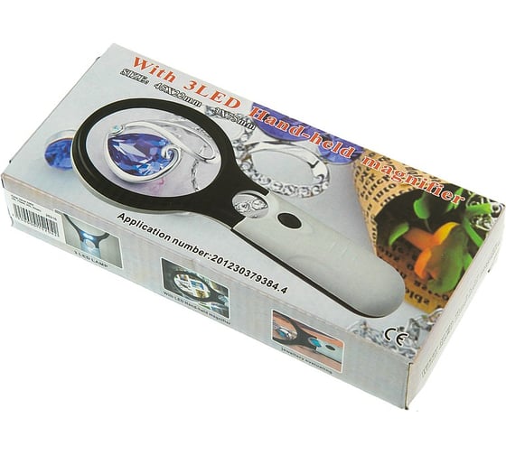 Лупа Veber 6902 3х, 75мм, 20х, 22мм 26216
