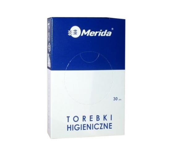 Пакетики для гигиенических прокладок MERIDA упаковка 30 шт TAA901