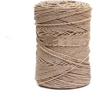 Бумажный шпагат MOREIN Ф 1,1 мм 200 м бобина, натуральный 70814-011/200