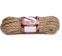 Джутовая крученая веревка MOREIN ф 8 мм 20 м.п, моток 37811-080/020