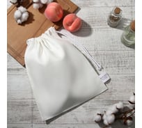 Мешочек текстильный Этель Home collection 27x34 см, белый, 100%лён 10609971