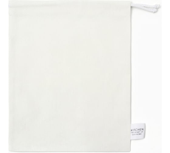 Мешочек текстильный Этель Home collection 27x34 см, белый, 100%лён 10609971