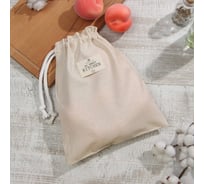 Мешочек текстильный Этель ECO, цв. молочный, 27x34 см, 70% хл, 30% лён, 190 г/м2 9631144