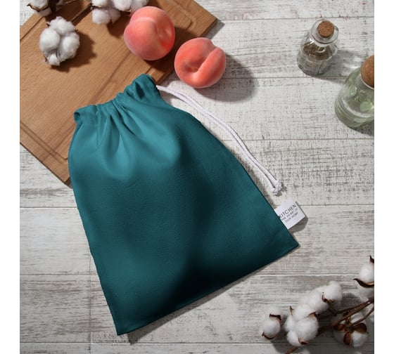 Мешочек текстильный Этель Home collection blue 27x34 см, 45%лён, 55%хл 10609975