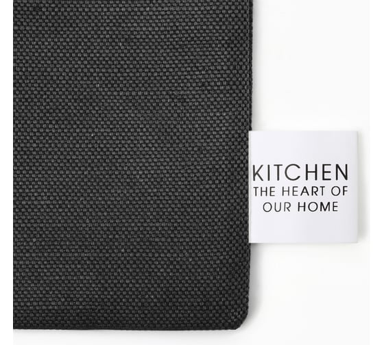 Мешочек текстильный Этель Home collection black27x34 см, 45%лён, 55%хл 10609976