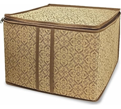 Кофр для стеллажей и антресолей ГЕЛЕОС Миндаль размер 35х30х25 см МНД_24