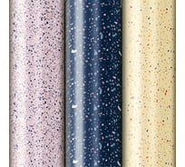 Упаковочная мелованная бумага Золотая сказка 3 шт., Terrazzo, 70х100 см, 3 дизайна 592066