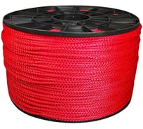 Шнур вязаный полипропиленовый ООО Оптхозторг 4 мм 500 м красный 03845005