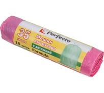Мешки для мусора PERFECTO LINEA Formula с затяжкой, 35 л, 15 шт 46-106090