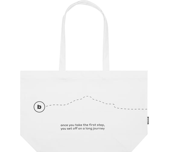 Шоппер BOBBER белый, арт. Shopper Journey