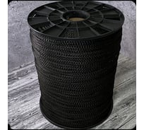 Шнур вязаный полипропиленовый 6 мм 100 м цвет черный, бухта на завязках ООО Оптхозторг 03861003