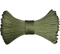 Шнур вязаный полипроипленовый ООО Оптхозторг 3 мм 50 м хаки 0383508