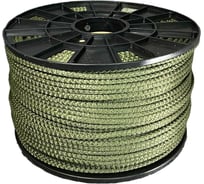 Шнур вязаный полипропиленовый ООО Оптхозторг 6 мм, 100 м, цвет хаки, катушка 03861008