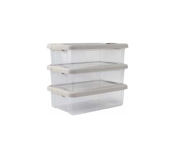 Набор коробок для хранения HOBBY LIFE STORMAX INFINITY 3 шт., 6 л HL021335