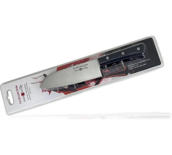 Кухонный японский нож Шеф Сантоку Hatamoto JPC-002