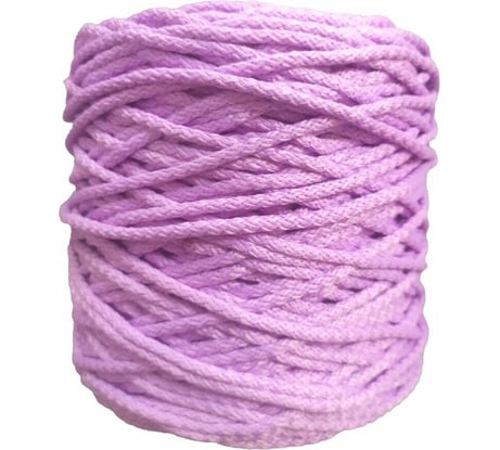 Полиэфирный шнур ЭБИС 5 мм 200 м светло-сиреневый № 69 75352