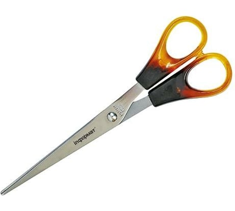 Офисные ножницы INFORMAT металл-желтый, акрил, 165 мм SO1601