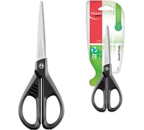 Ножницы Франция "Essential Green" 170мм черные Maped карт. упак. с европодвесом, 24 шт., 232004