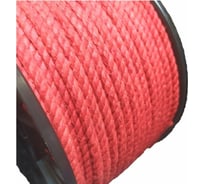 Хлопчатобумажный канат ЭБИС 6 мм 120 м красный 73099