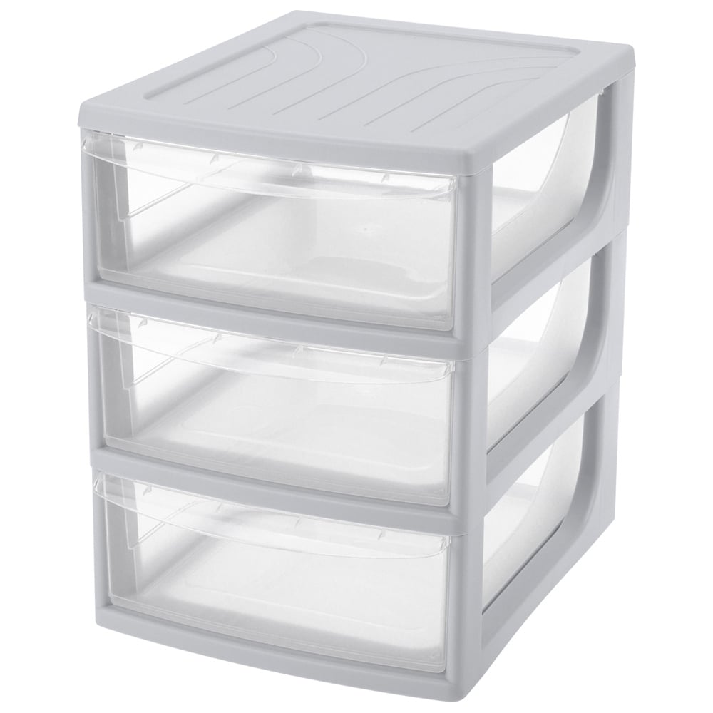 Органайзер Econova формат А5, 3 ящика, 195х254х264 мм, светло-серый ...