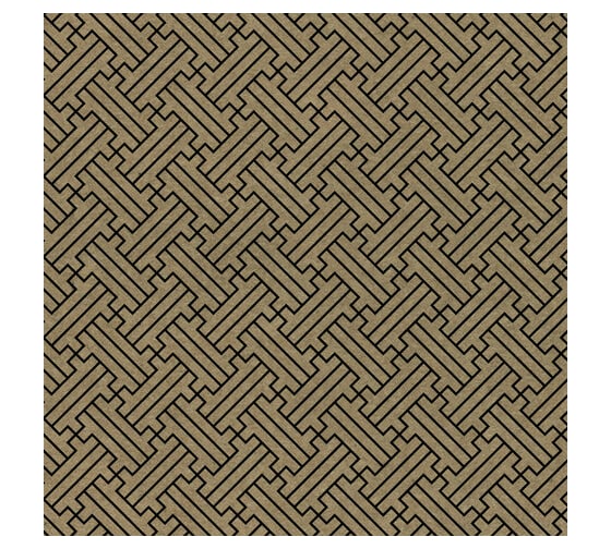Бумага упаковочная 50 шт в упаковке Золотая сказка крафт 70*100см "Kraft Geometric" 5 дизайнов 80г/м2  591598