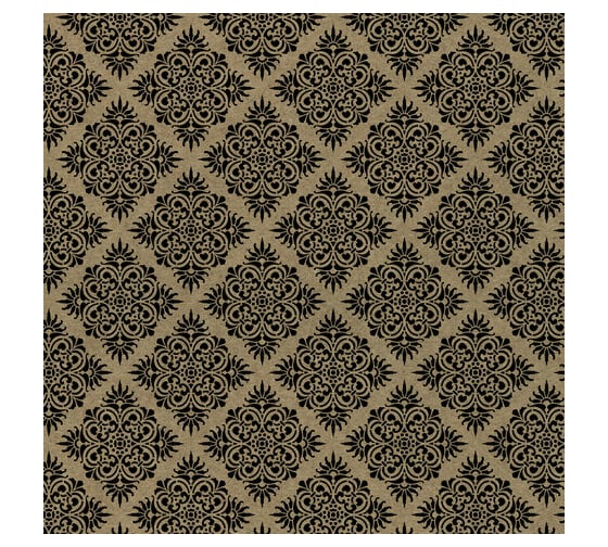 Бумага упаковочная 50 шт в упаковке Золотая сказка крафт 70*100см "Kraft Geometric" 5 дизайнов 80г/м2  591598