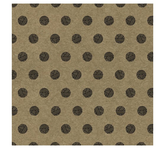 Бумага упаковочная 50 шт в упаковке Золотая сказка крафт 70*100см "Kraft Geometric" 5 дизайнов 80г/м2  591598