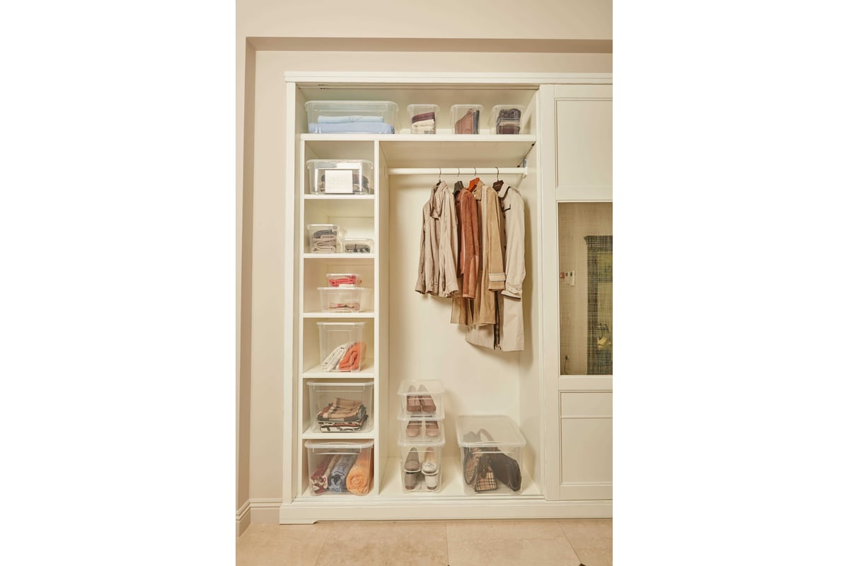 Универсальный ящик Econova Кристалл 330х190х120 мм 5 л бесцветный ...