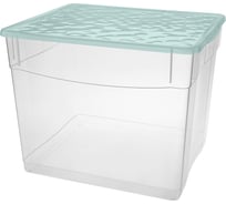 Универсальный ящик Econova Bubble Boom 400х335х315 мм светло-голубой 431232431