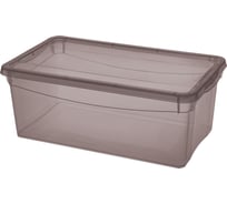 Универсальный ящик Econova Колор-стайл 330х190х120 мм 5 л коричневый 431249614