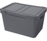 Универсальный ящик Econova Luxe с крышкой, 380х276х220 мм, 18 л серый 433205811