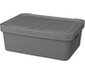 Универсальный ящик Econova Luxe с крышкой, 380х276х140 мм, 12 л серый 433205611