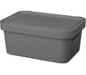 Универсальный ящик Econova Luxe с крышкой, 270х190х120 мм, 4,6 л серый 433205411