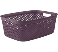 Коробка для хранения HOBBY LIFE DIAMOND фиолетовая, M, 5 л, с ручками HL041278DL