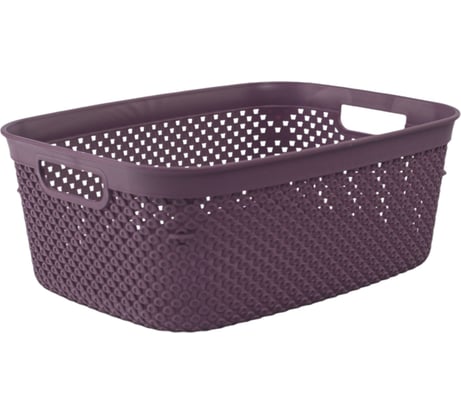 Коробка для хранения HOBBY LIFE DIAMOND фиолетовая, M, 5 л, с ручками HL041278DL