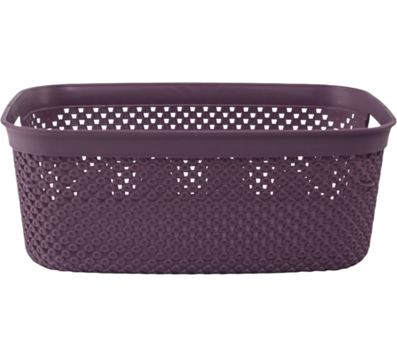 Коробка для хранения HOBBY LIFE DIAMOND фиолетовая, M, 5 л, с ручками HL041278DL