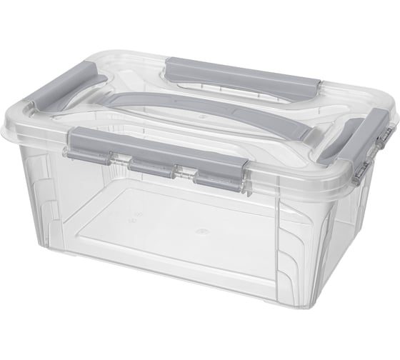 Универсальный ящик для хранения Econova Grand Box с замками и ручкой, 4,2 л 433200130