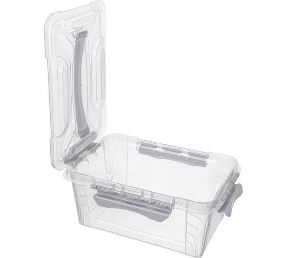 Универсальный ящик для хранения Econova Grand Box с замками и ручкой, 4,2 л 433200130