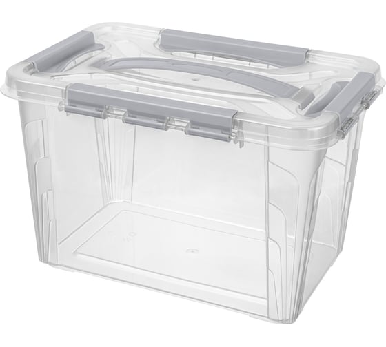 Универсальный ящик для хранения Econova Grand Box с замками и ручкой, 6,65 л 433200230